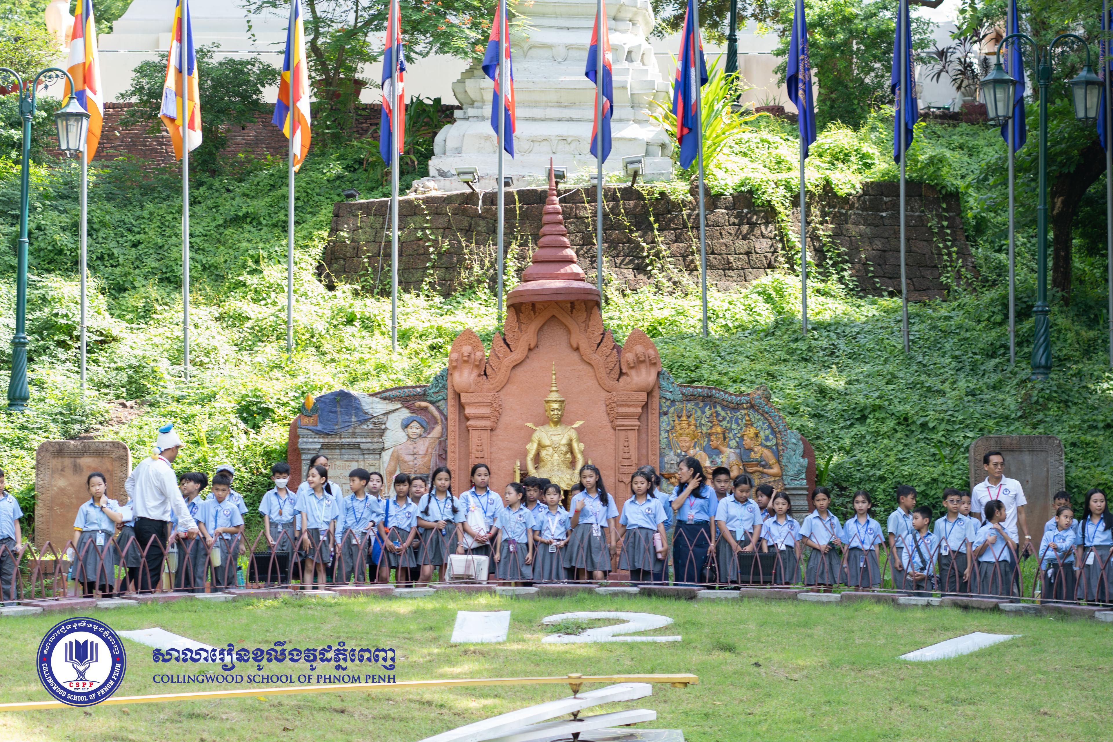 ទស្សនកិច្ចសិក្សានៅវិមានឯករាជ្យ និងរមណីយដ្ឋានវត្តភ្នំ